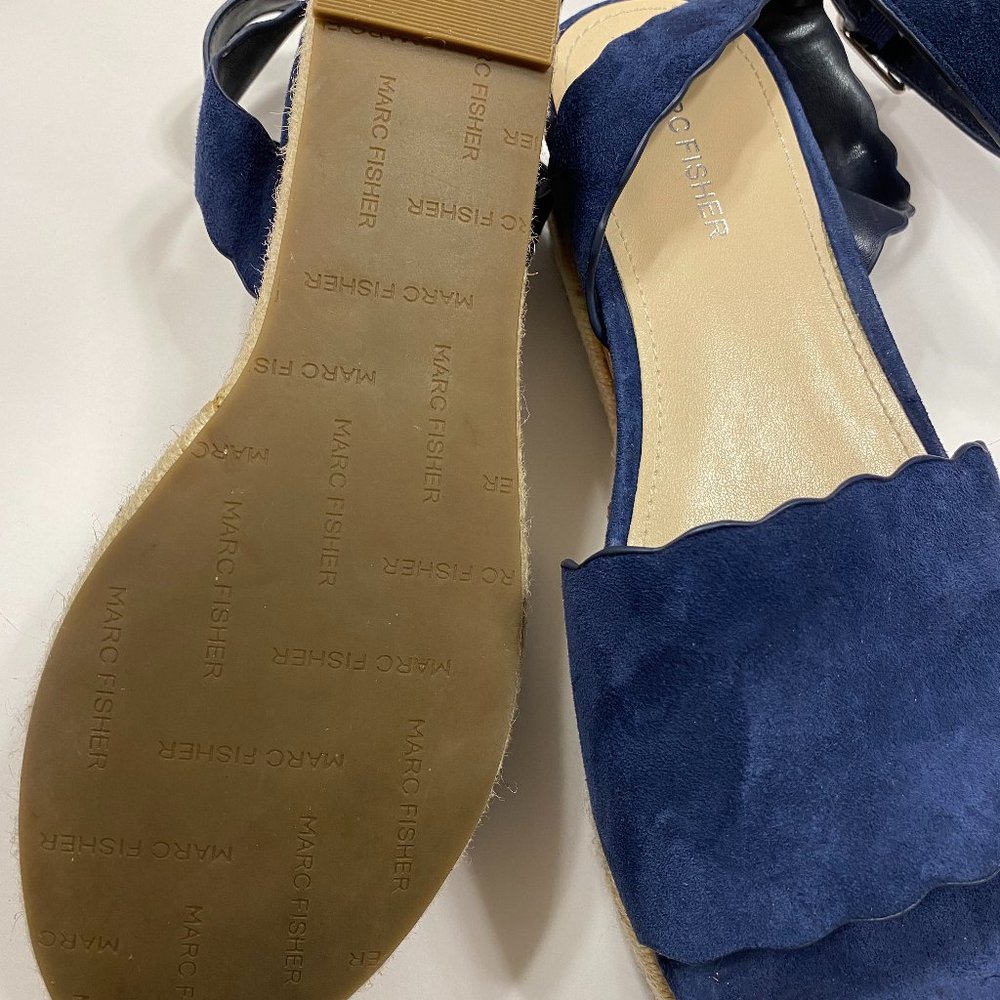 Marc Fisher Suede Platform Sandal Sz 8.5 - Picture 6 of 6